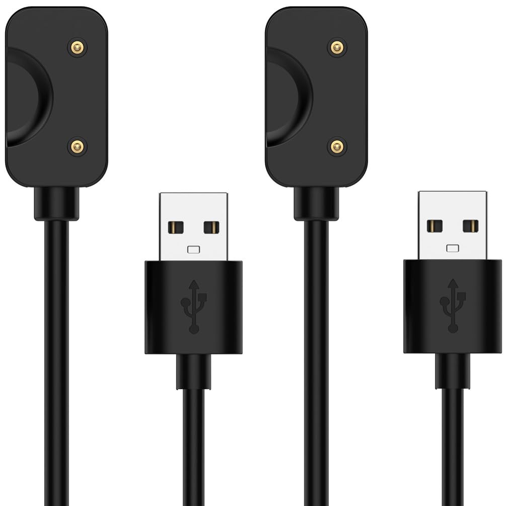 THRE [2-Pack] USB Fast Charging Cable Compatible with Samsung Galaxy Fit 3 (100cm)