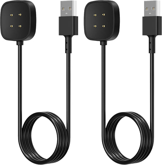 THRE【2 Pack】 For Google Pixel Watch 2 Charger Charging Cable USB Magnetic 100cm