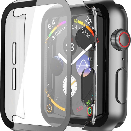 THRE【2 Pack 】For Apple Watch Screen Protector Tempered Glass Series 3 Series 2 42mm 38mm