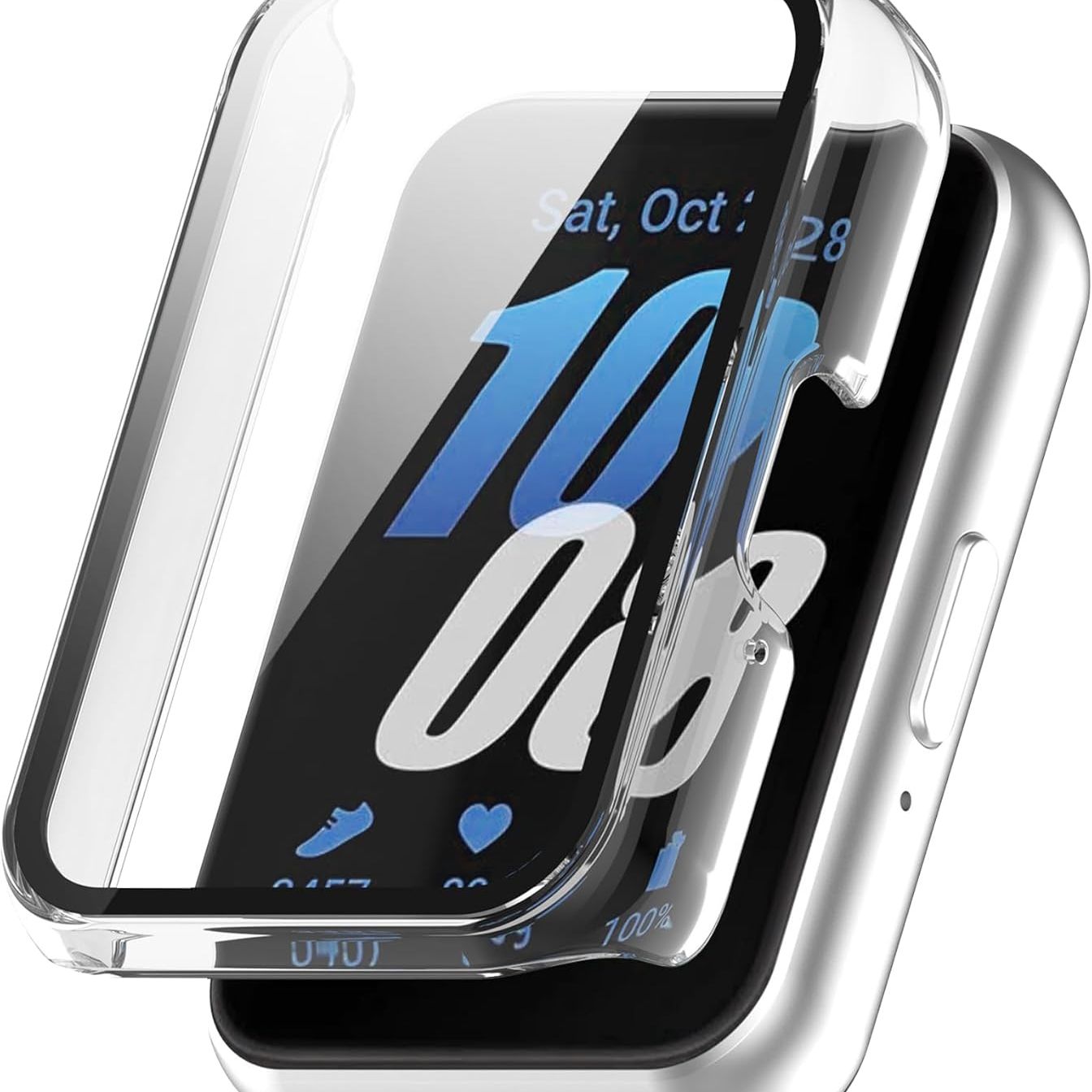 THRE【2 Pack 】For Samsung Galaxy Fit 3 Screen Protector Tempered Glass Cover Case