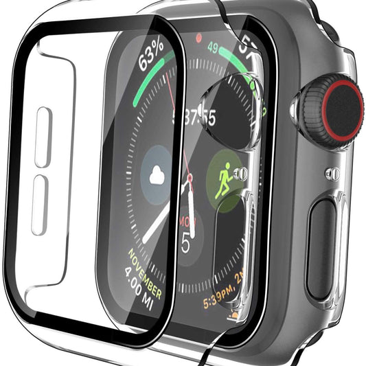 THRE【2 Pack 】For Apple Watch Screen Protector Tempered Glass Series 10  46mm 42mm
